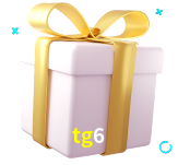 Receba seus bônus de boas-vindas no tg6